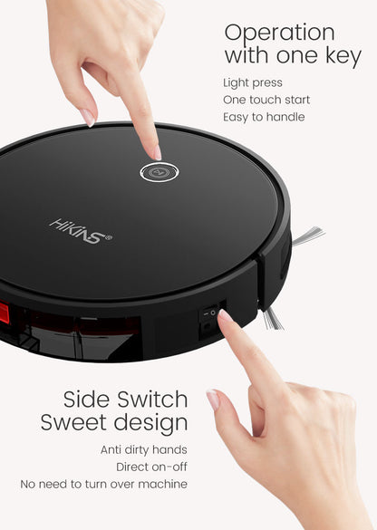 Hikins Smart Robot Vacuum Cleaner 3-in-1